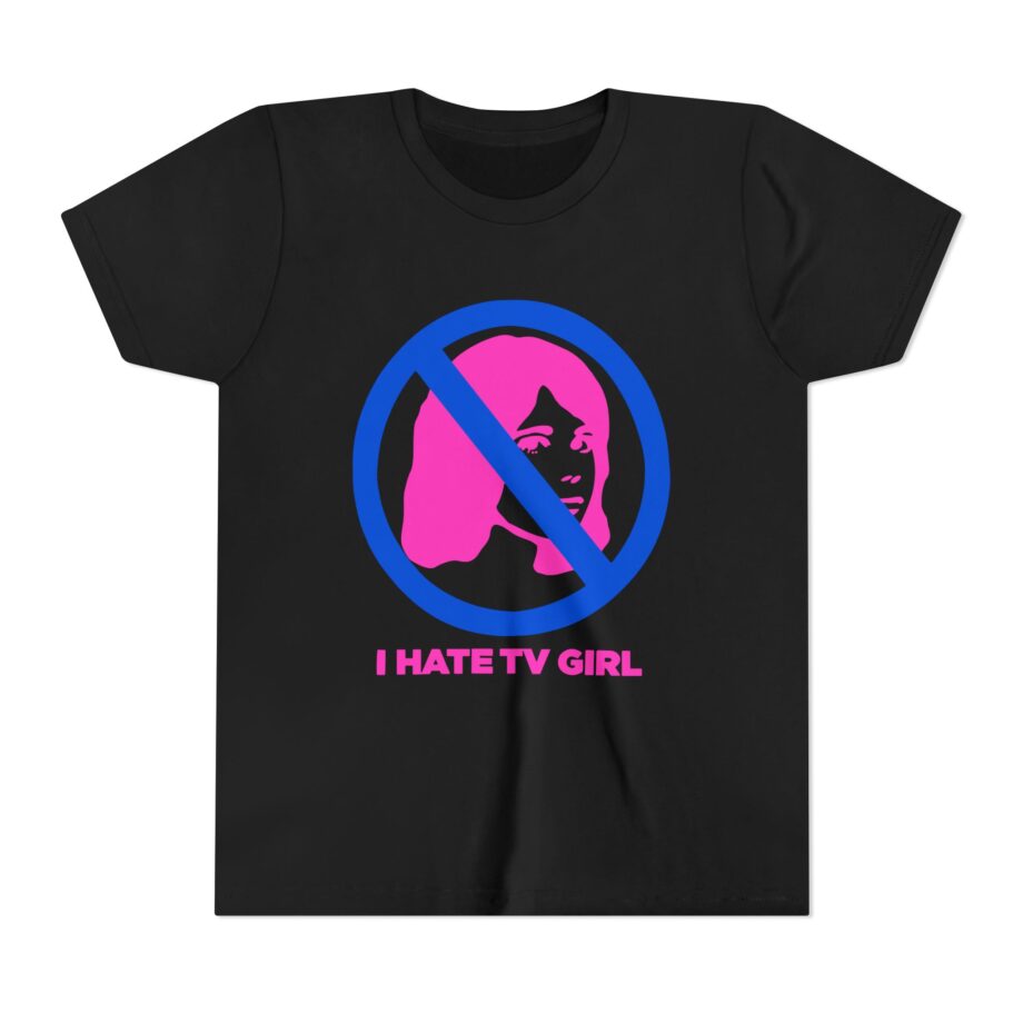 I Hate Tv Girl Youth Short Sleeve Tee