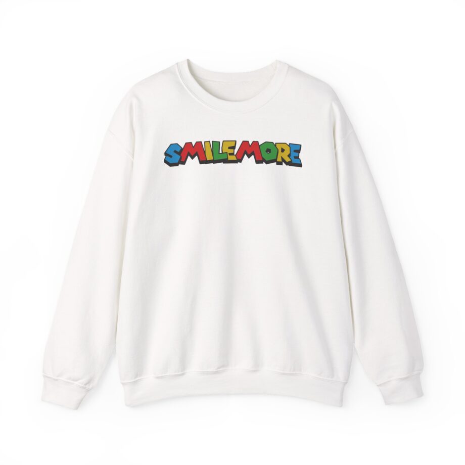 Roman Atwood Colorful Smile More Unisex Heavy Blend Crewneck Sweatshirt