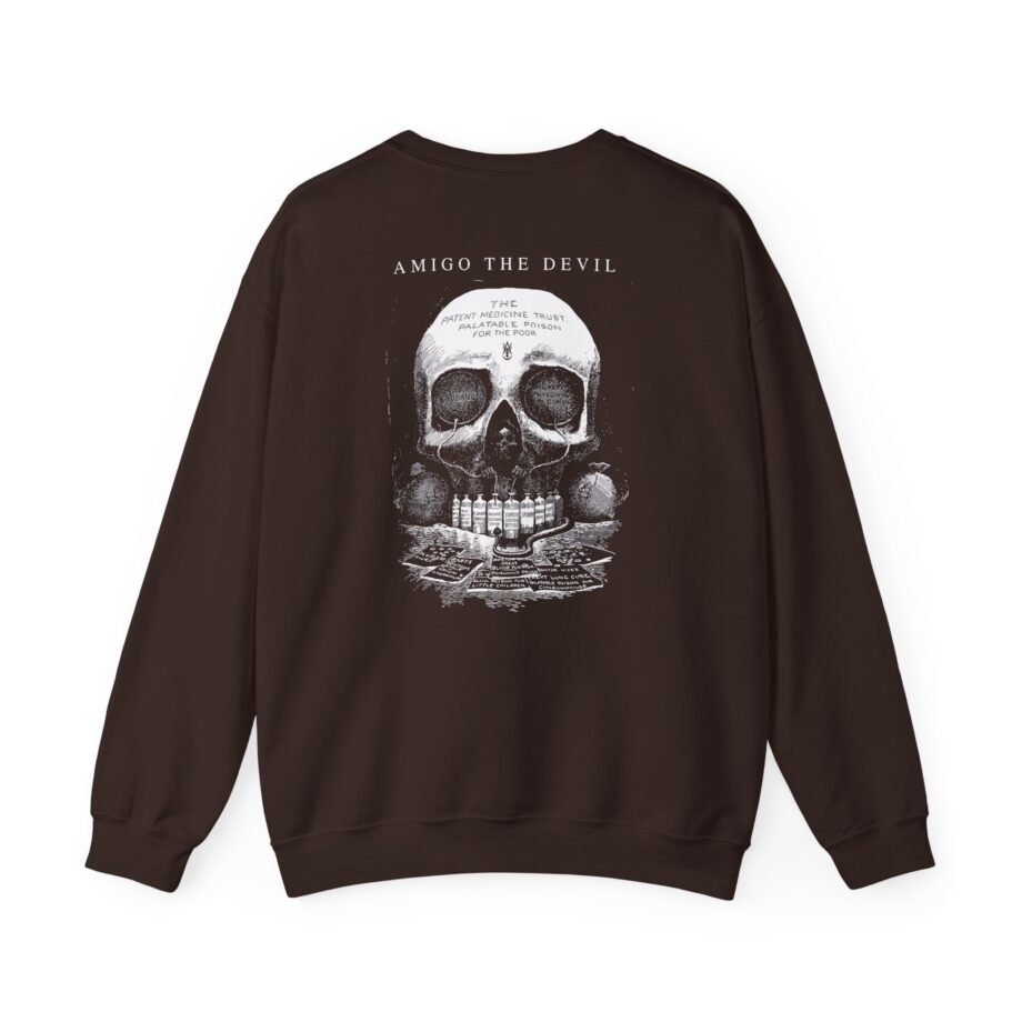 Amigo the Devil Tiger Unisex Heavy Blend Crewneck Sweatshirt