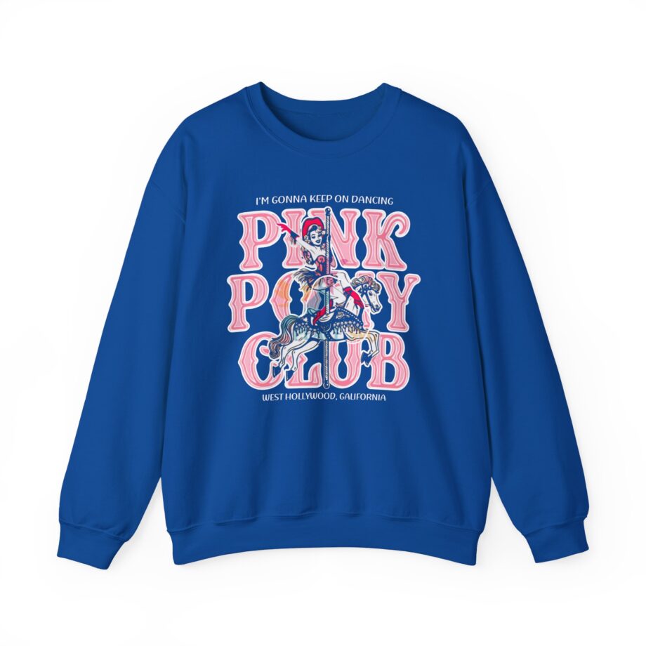 Chappell Roan Im Gonna Keep on Dancing Pink Pony Club Unisex Heavy Blend Crewneck Sweatshirt