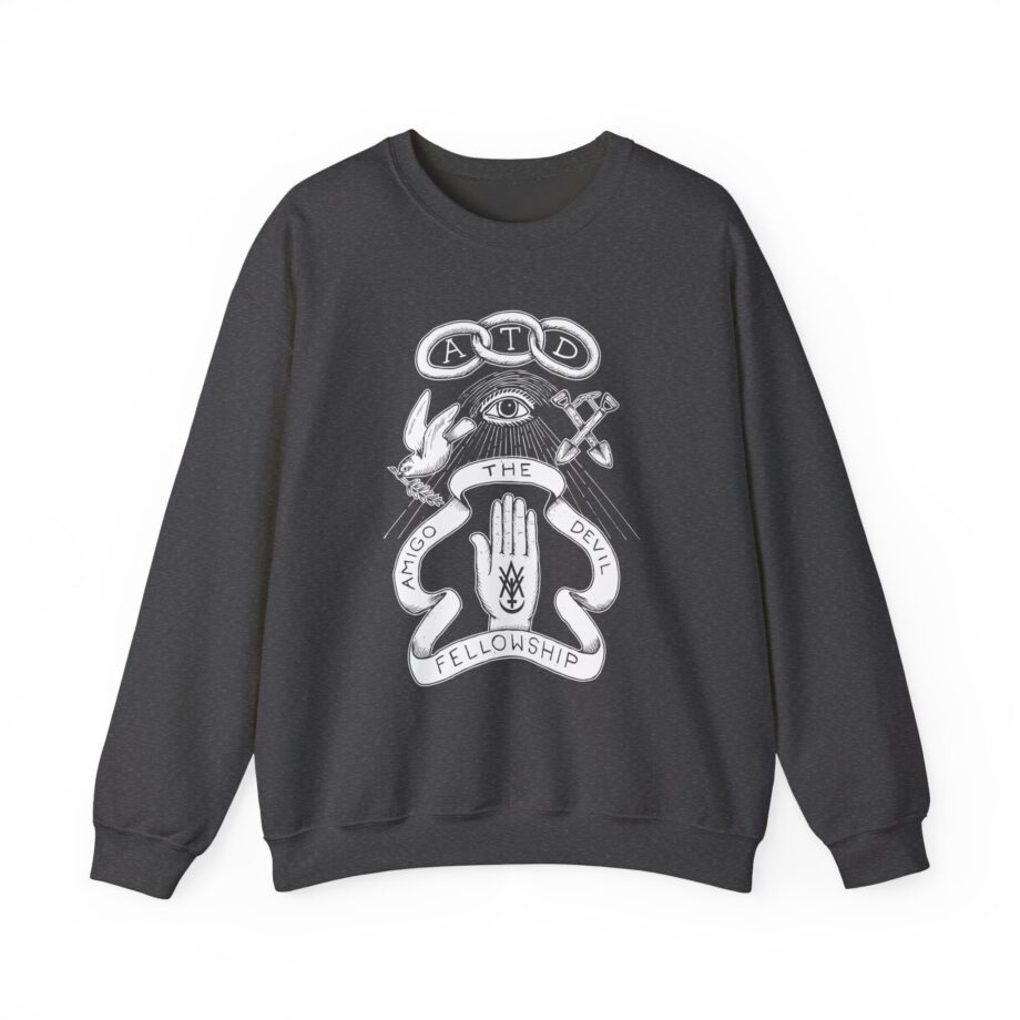 Amigo the Devil  Fellowship Unisex Heavy Blend Crewneck Sweatshirt