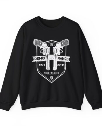 Demo Ranch Shooting Club Pocket Unisex Heavy Blend Crewneck Sweatshirt