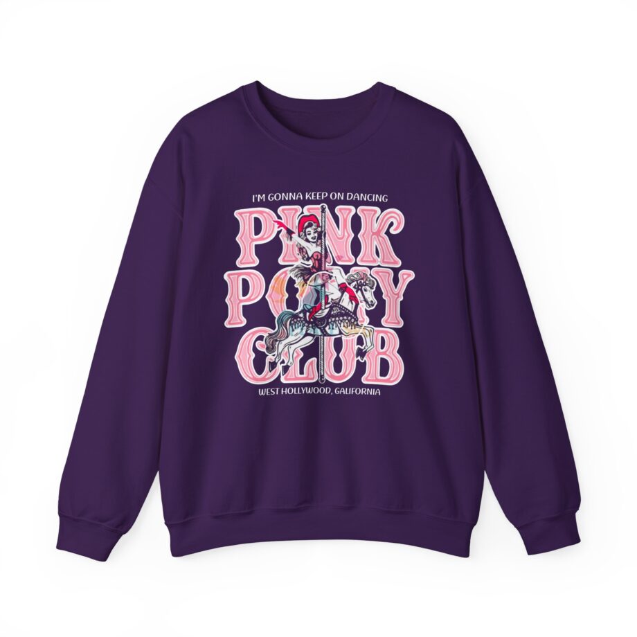 Chappell Roan Im Gonna Keep on Dancing Pink Pony Club Unisex Heavy Blend Crewneck Sweatshirt