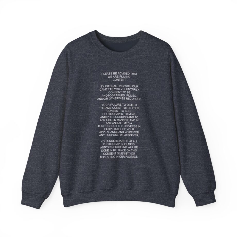 Nekrogoblikon We Are Filming Content Unisex Heavy Blend Crewneck Sweatshirt