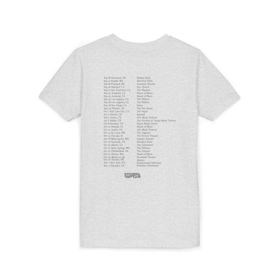 Wave to Earth 0.03 NA Tour  Youth Short Sleeve Tee