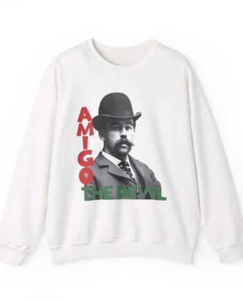 Amigo the Devil Elvis Holmes Calling Unisex Heavy Blend Crewneck Sweatshirt