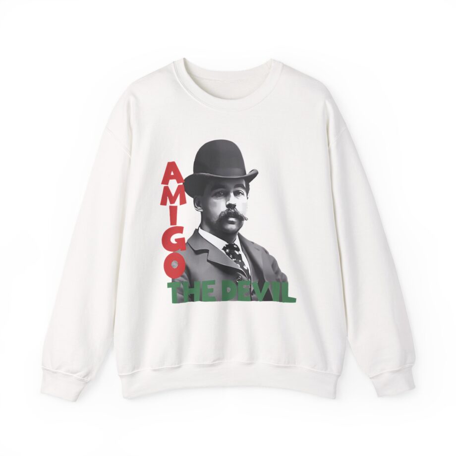 Amigo the Devil Elvis Holmes Calling Unisex Heavy Blend Crewneck Sweatshirt