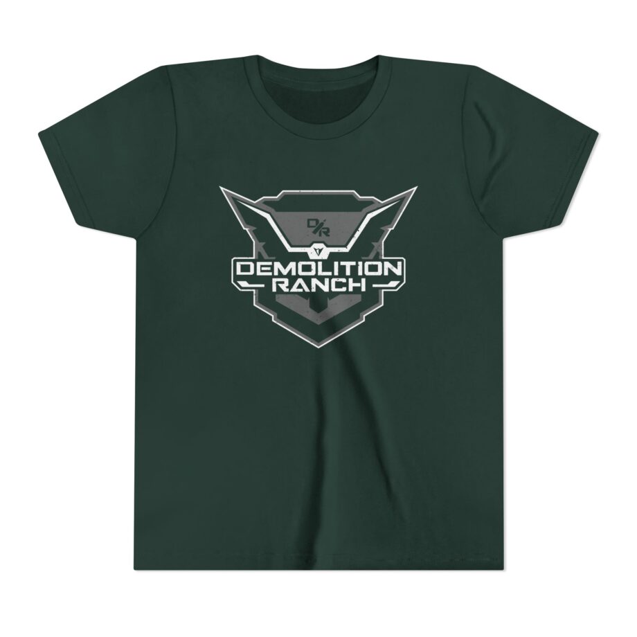 Monochrome Shield Youth Short Sleeve Tee