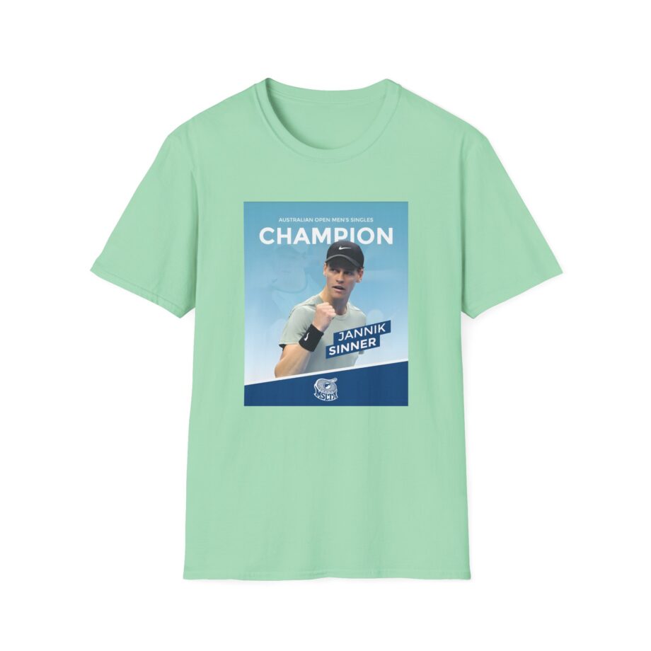 Jannik Sinner Australian Open Men's Singles Champion 2025 Unisex Softstyle T-Shirt