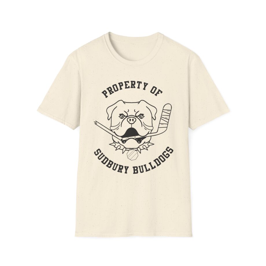 Shoresy Roperty of Sudbury Bulldog Unisex Softstyle T-shirt