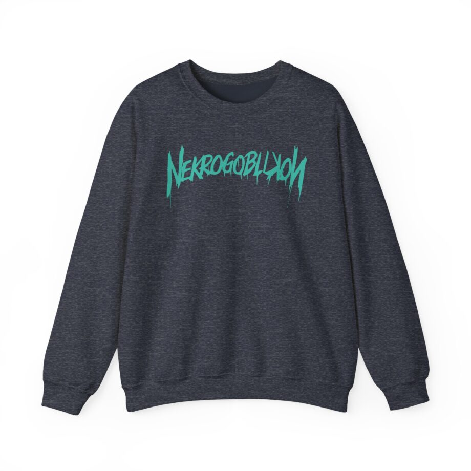 Nekrogoblikon Goblin Mode Crystal Wash Unisex Heavy Blend Crewneck Sweatshirt