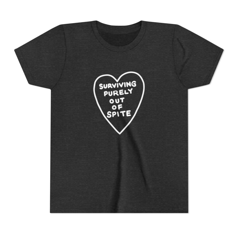 Elyse Myers Surviving Purely Out of Spite Youth Short Sleeve Tee