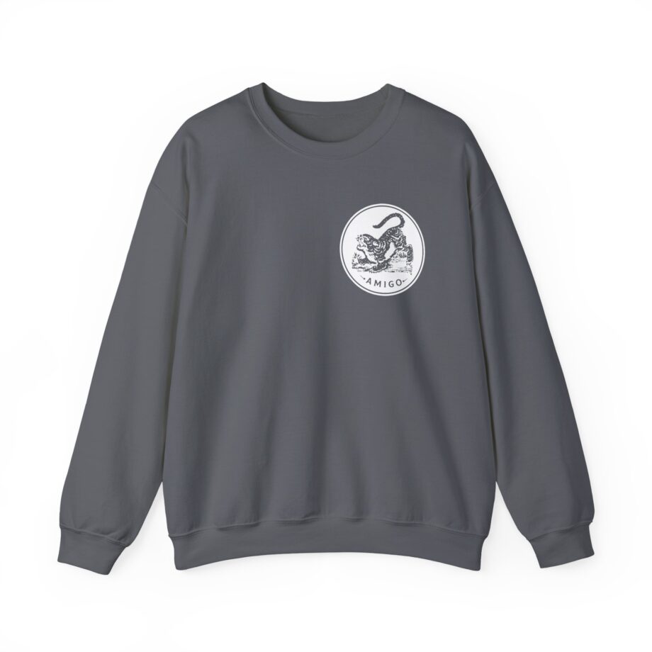 Amigo the Devil Tiger Unisex Heavy Blend Crewneck Sweatshirt
