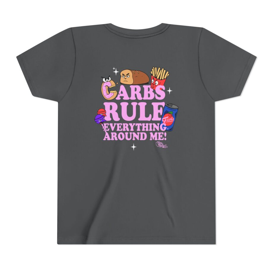 Method Man Carbs Rule Everything Around Me Youth Short Sleeve Tee