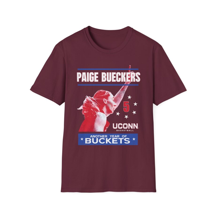 Paige Bueckers Run It Back Drop Unisex Softstyle T-shirt