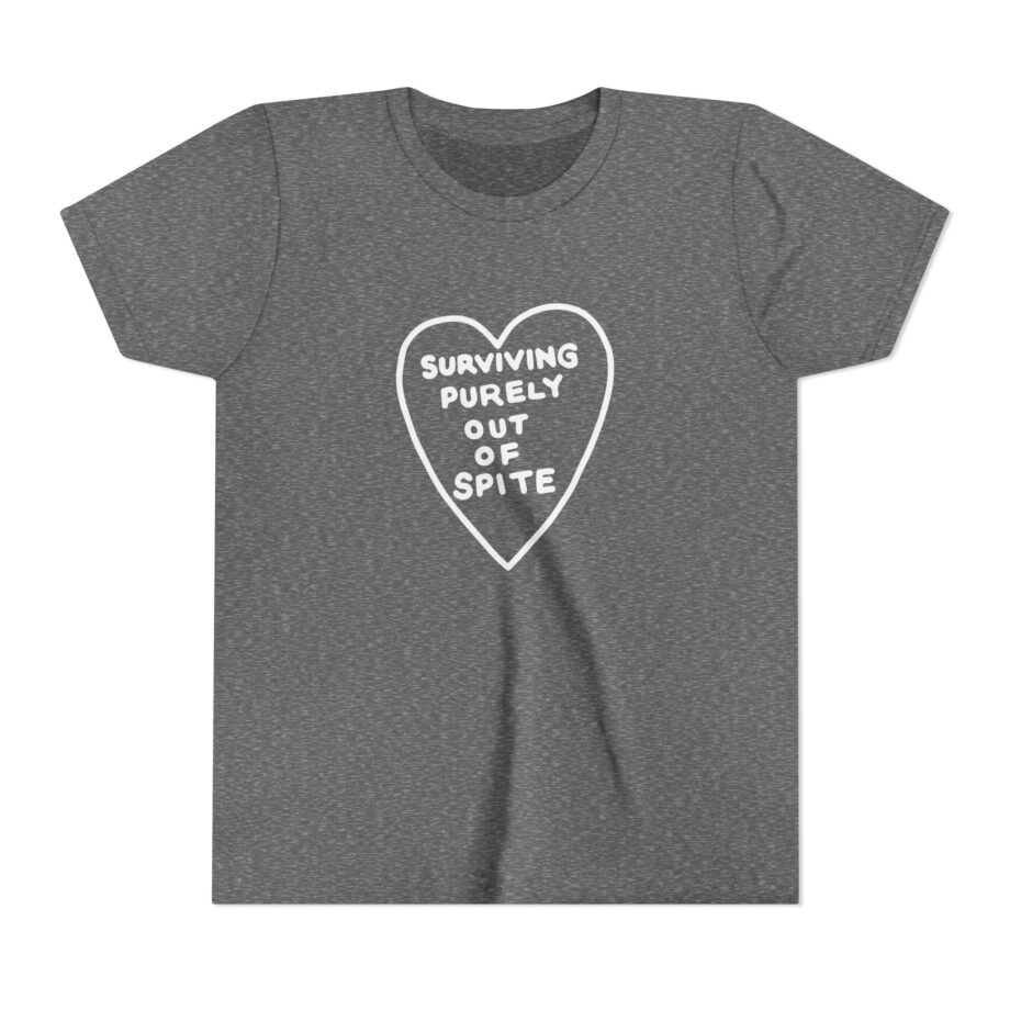 Elyse Myers Surviving Purely Out of Spite Youth Short Sleeve Tee