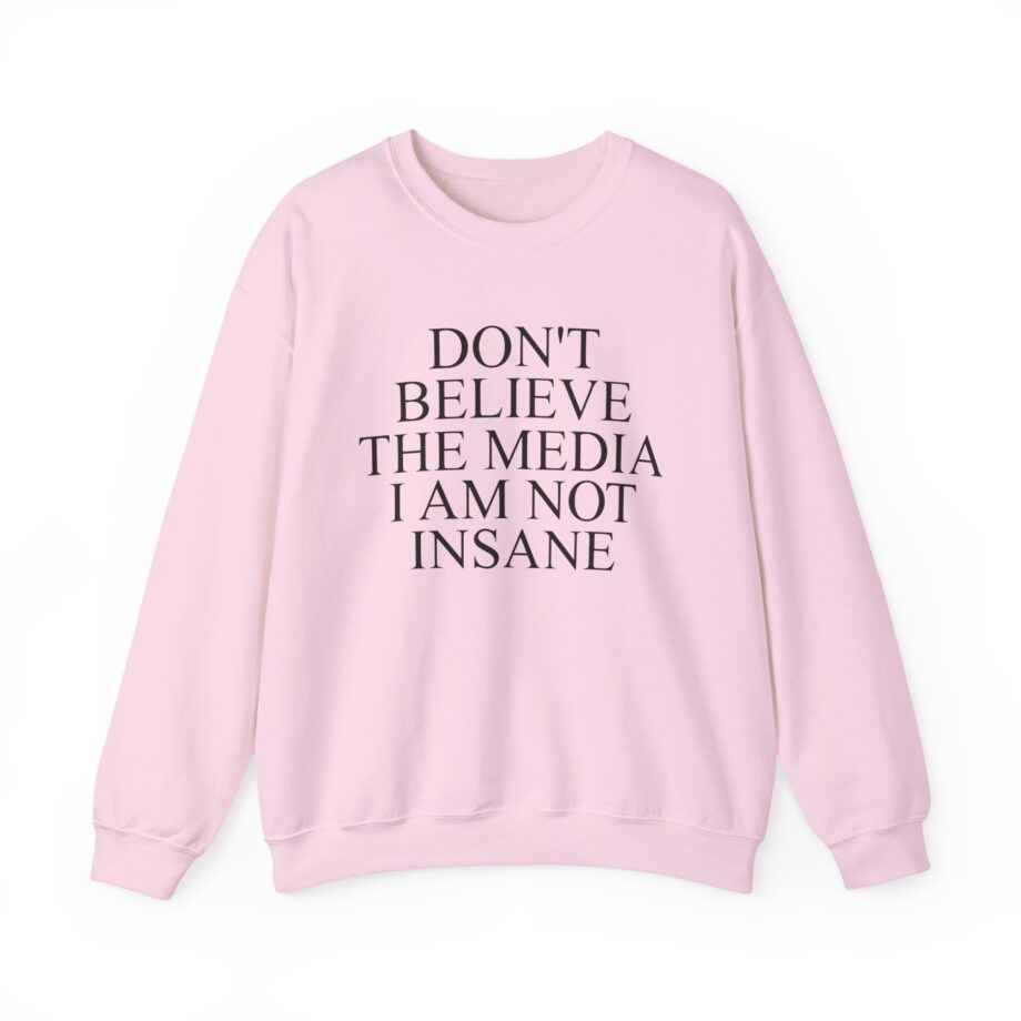 Joost Klein Don't Believe the Media I Am Not Insane Unisex Heavy Blend™ Crewneck Sweatshirt