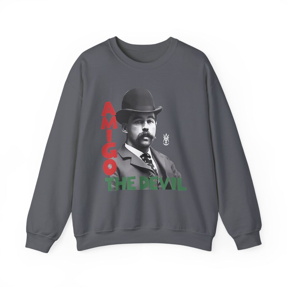 Amigo the Devil Elvis Holmes Calling Unisex Heavy Blend Crewneck Sweatshirt