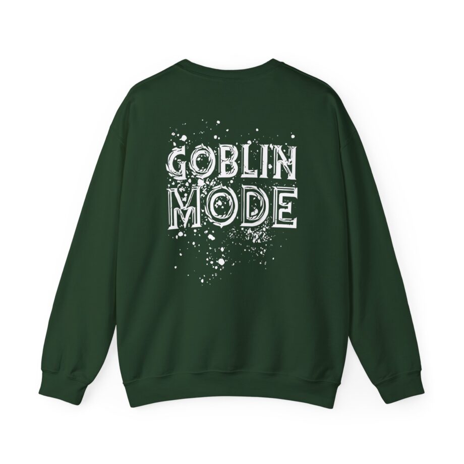 Nekrogoblikon Goblin Mode Raglan Unisex Heavy Blend Crewneck Sweatshirt