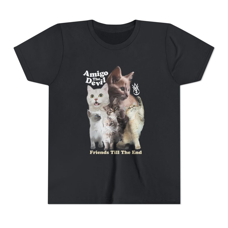 Amigo the Devil  Too Many Puppies Youth Short Sleeve Tee