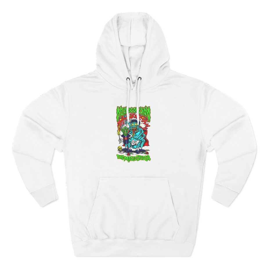 Nekrogoblikon the Magicspider Three-Panel Fleece Hoodie