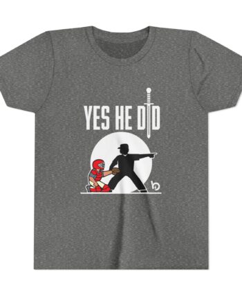 Trevor Bauer Yes He Did Youth Short Sleeve Tee