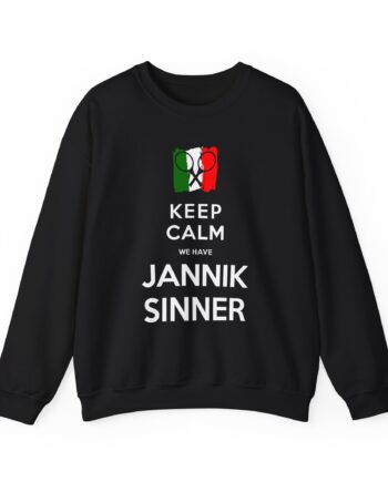 Jannik Sinner Keep Calm We Have Unisex Heavy Blend Crewneck Sweatshirt