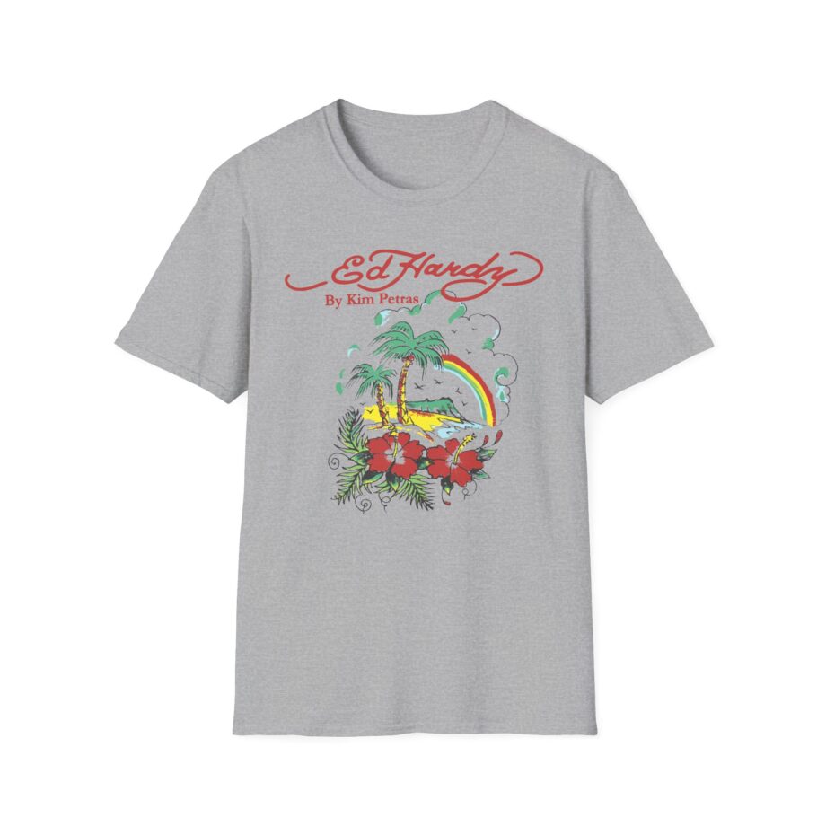 Kim Petras Tropical Scene Lettuce Unisex Softstyle T-shirt