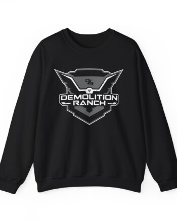 Monochrome Shield Unisex Heavy Blend Crewneck Sweatshirt