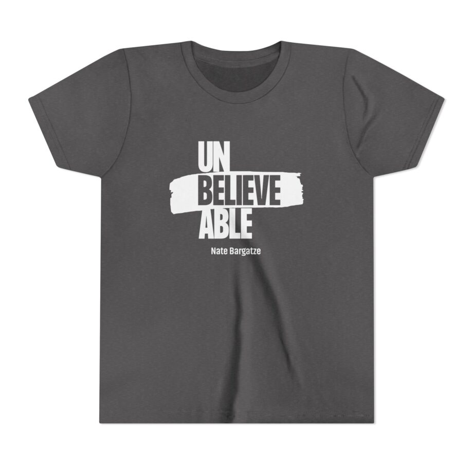 Nate Bargatze  Unbelievable Youth Short Sleeve Tee