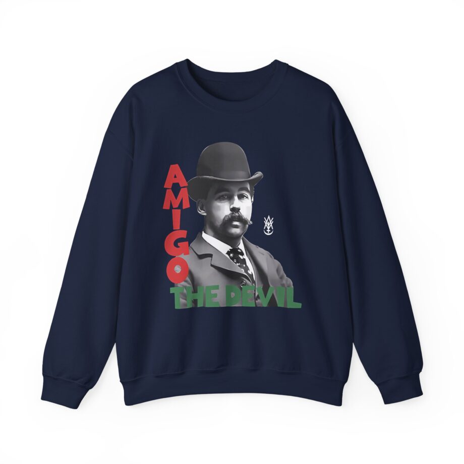 Amigo the Devil Elvis Holmes Calling Unisex Heavy Blend Crewneck Sweatshirt