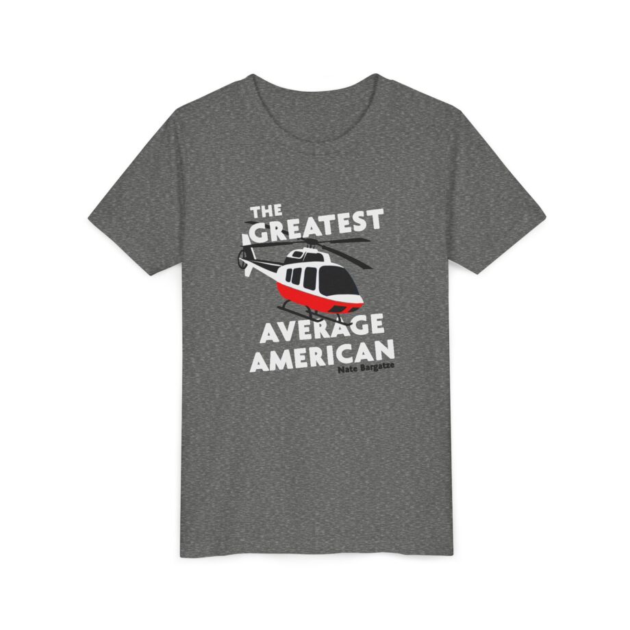 The Greatest Average American Nate Bargatze Youth Short Sleeve Tee