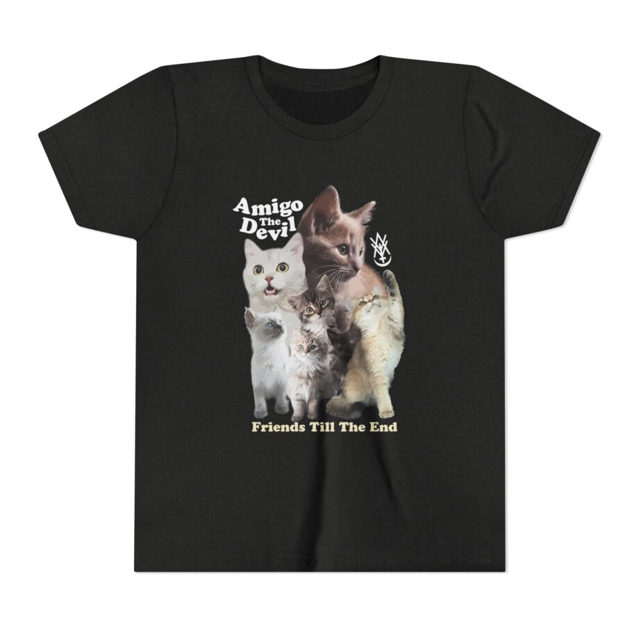 Amigo the Devil  Too Many Puppies Youth Short Sleeve Tee