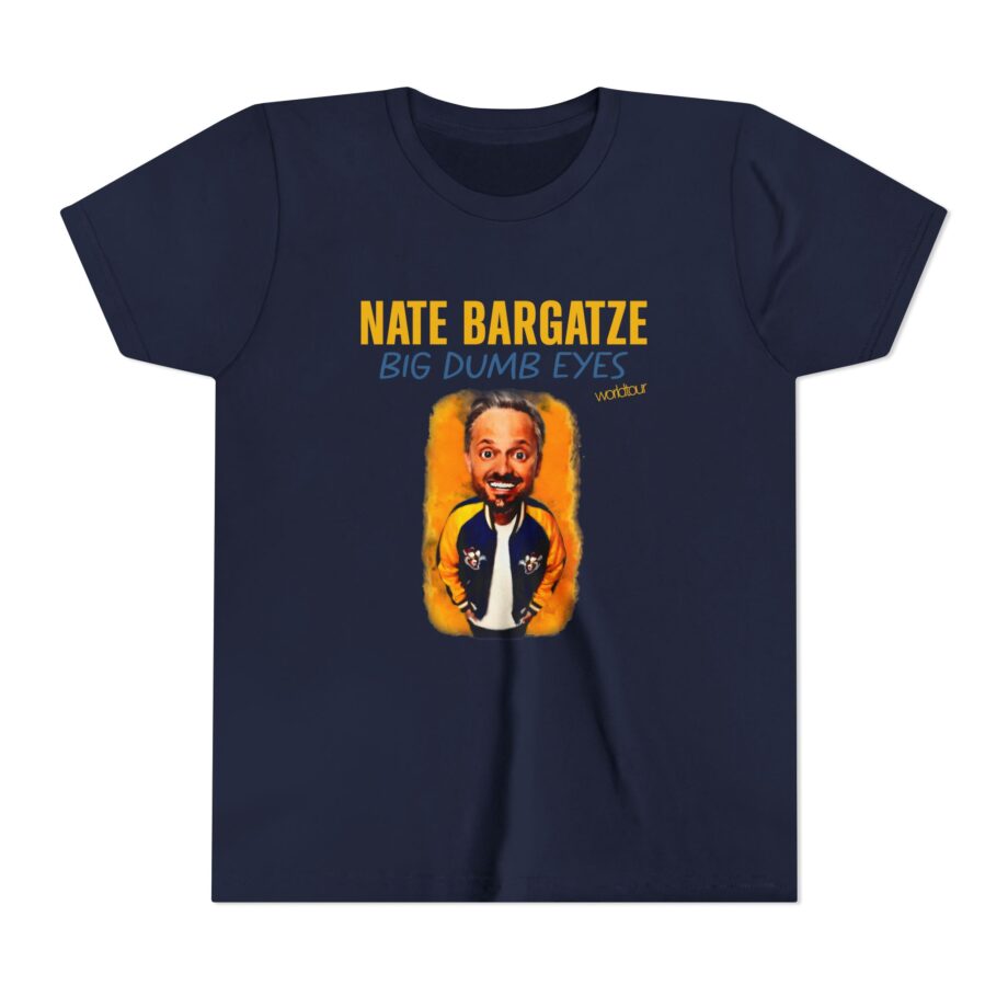 Nate Bargatze Big Dumb Eyes Tour Youth Short Sleeve Tee