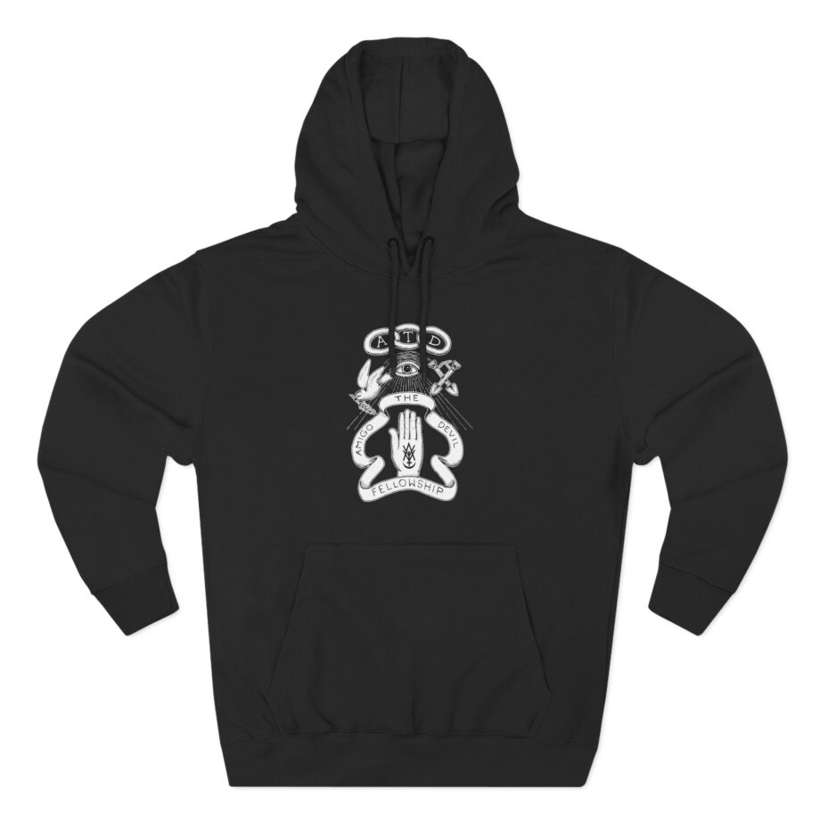 Amigo the Devil  Fellowship Three-Panel Fleece Hoodie