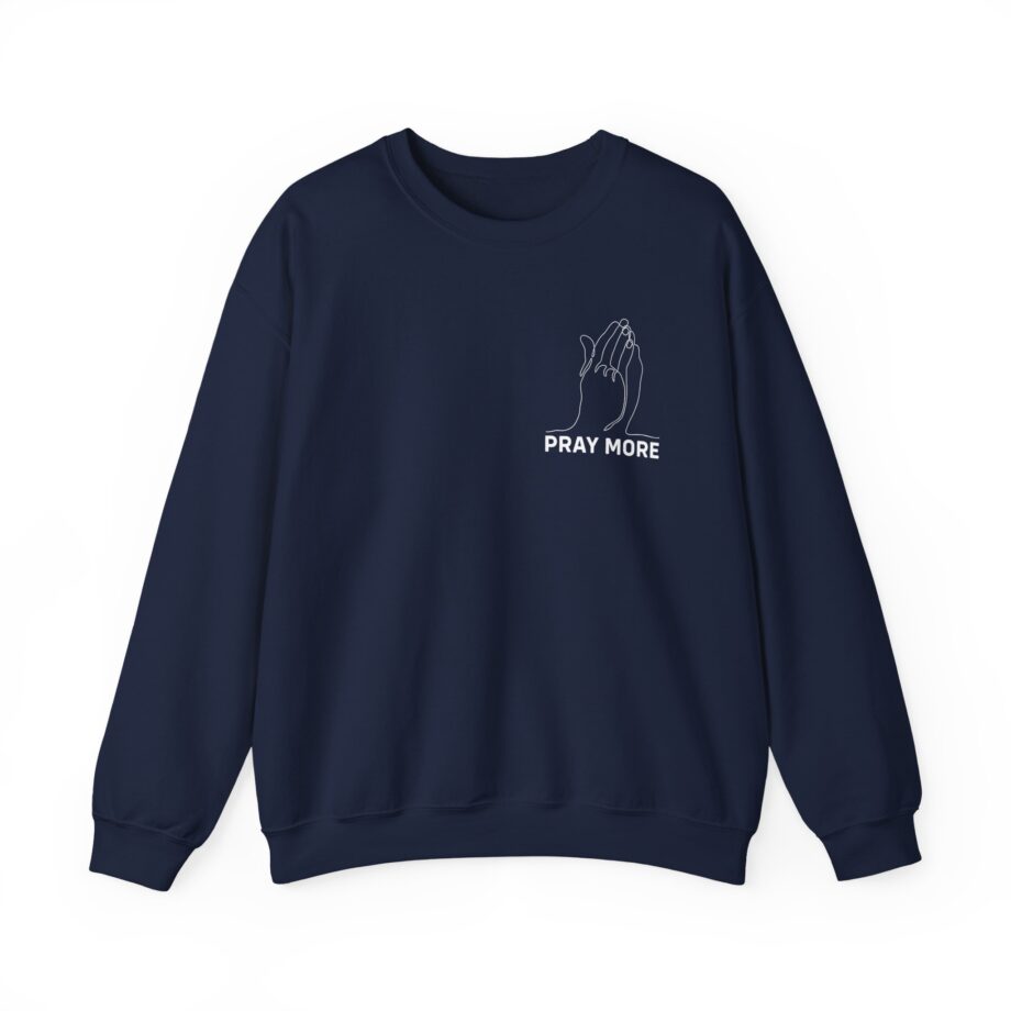 Roman Atwood Pray More Unisex Heavy Blend Crewneck Sweatshirt