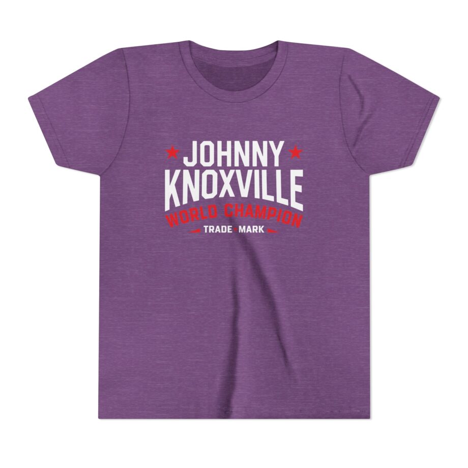 Jackass Johnny Knoxville World Champion Trade Mark Youth Short Sleeve Tee