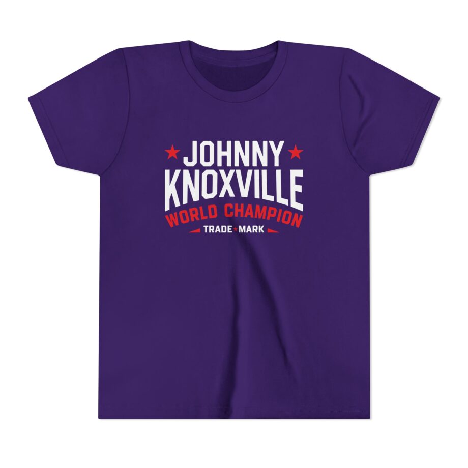 Jackass Johnny Knoxville World Champion Trade Mark Youth Short Sleeve Tee