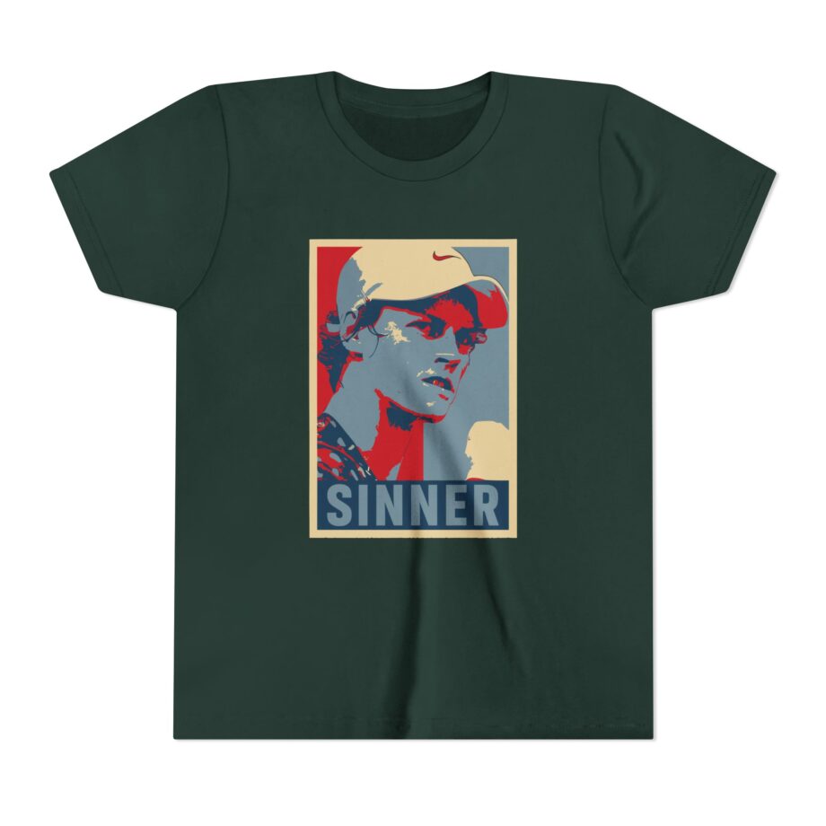 Jannik Sinner Youth Short Sleeve Tee