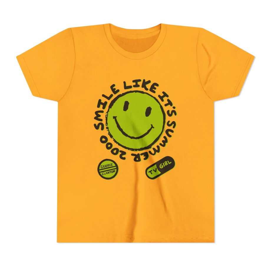 Tv Girl Smile Like It's Summer 2000 Youth Short Sleeve Tee