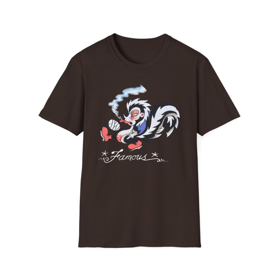 Kim Petras Famous Skunk Boxy Unisex Softstyle T-shirt