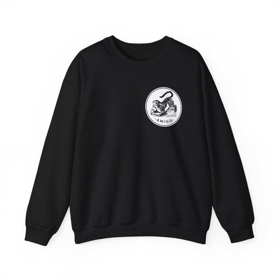 Amigo the Devil Tiger Unisex Heavy Blend Crewneck Sweatshirt