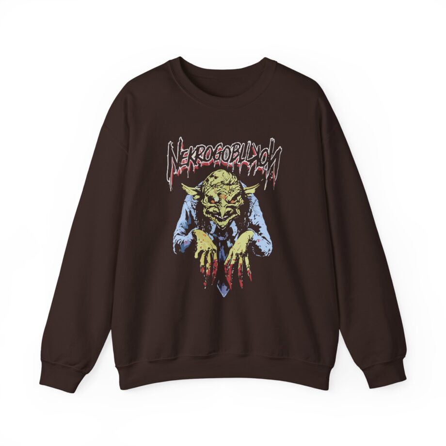 Nekrogoblikon Bloody Fingers Unisex Heavy Blend Crewneck Sweatshirt