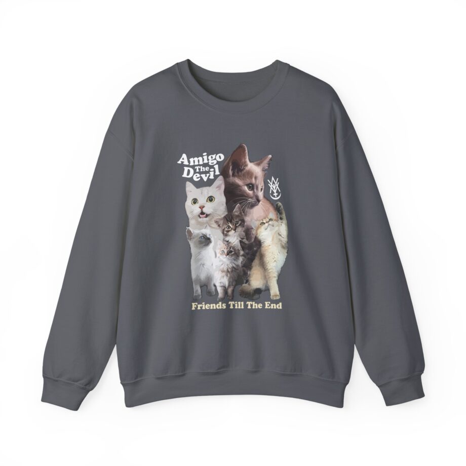 Amigo the Devil  Too Many Puppies Unisex Heavy Blend Crewneck Sweatshirt