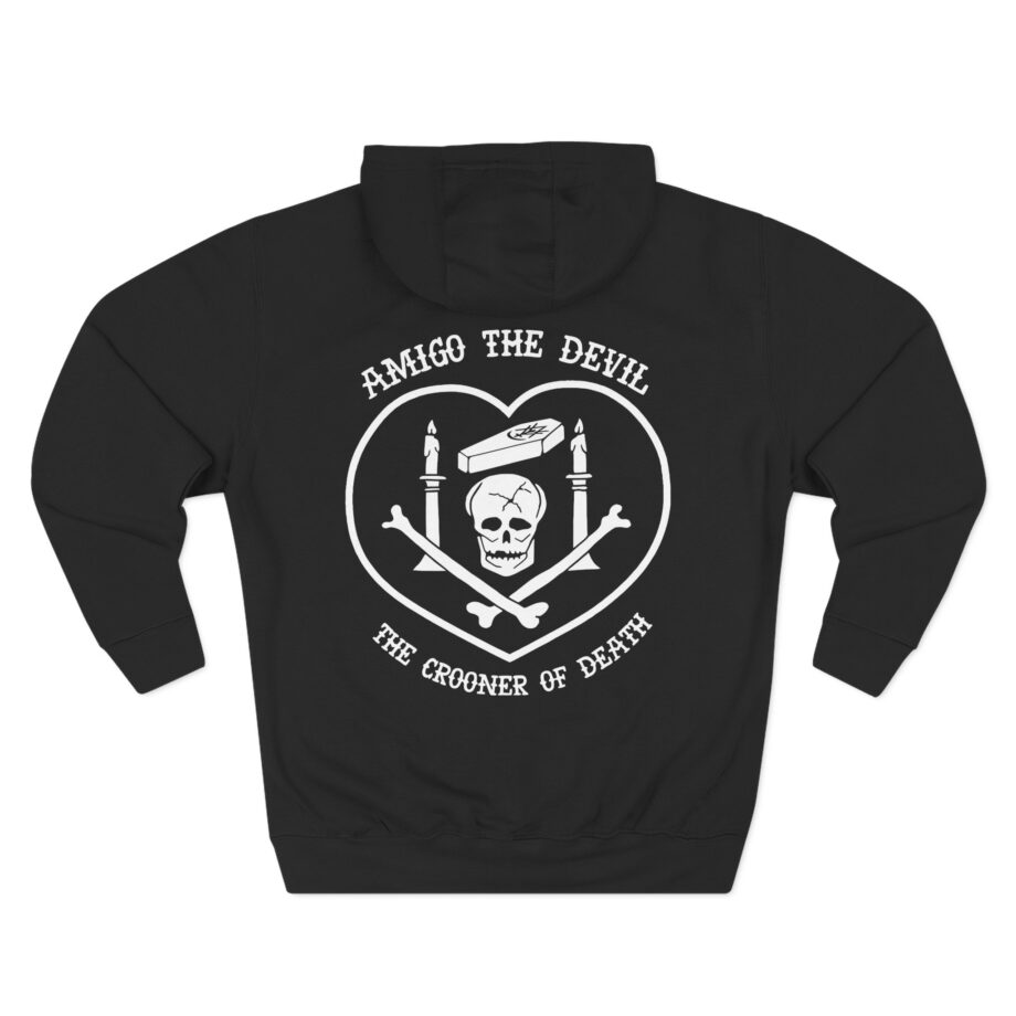 Amigo the Devil Crooner of Death Three-Panel Fleece Hoodie