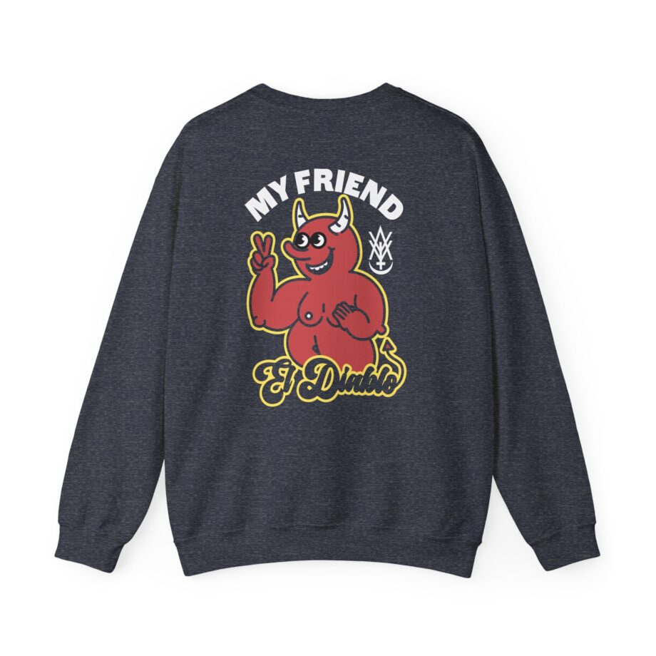 Amigo the Devil El Diablo Unisex Heavy Blend Crewneck Sweatshirt
