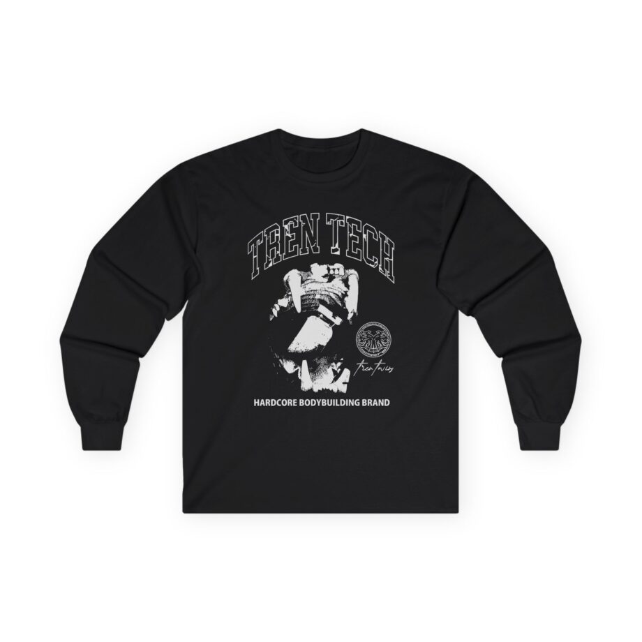 Tren Tech Hardcore Bodybuilding Brand Unisex Ultra Cotton Long Sleeve Tee