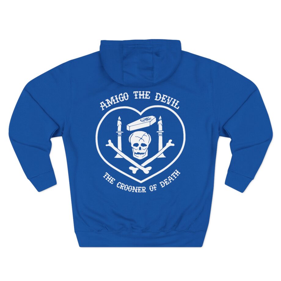 Amigo the Devil Crooner of Death Three-Panel Fleece Hoodie