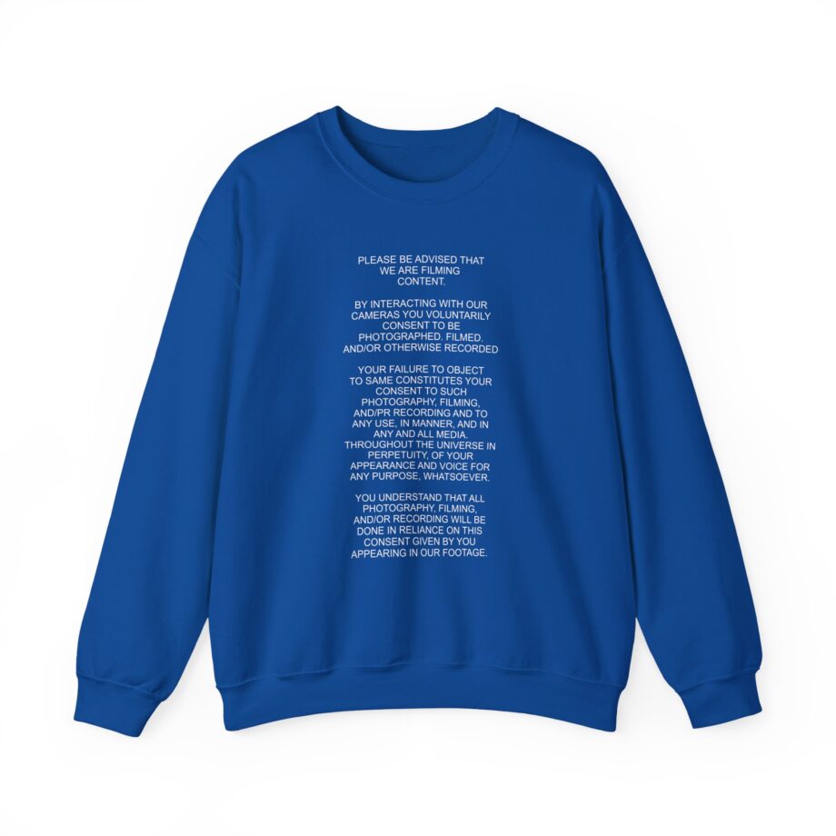Nekrogoblikon We Are Filming Content Unisex Heavy Blend Crewneck Sweatshirt