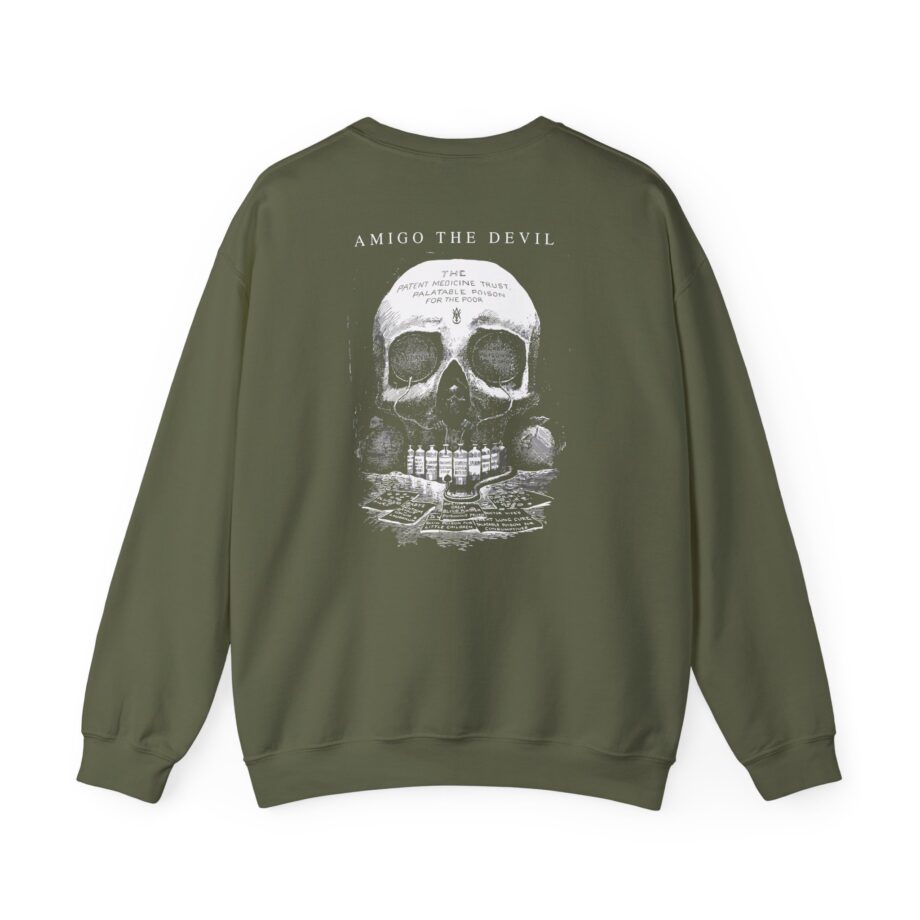 Amigo the Devil Tiger Unisex Heavy Blend Crewneck Sweatshirt